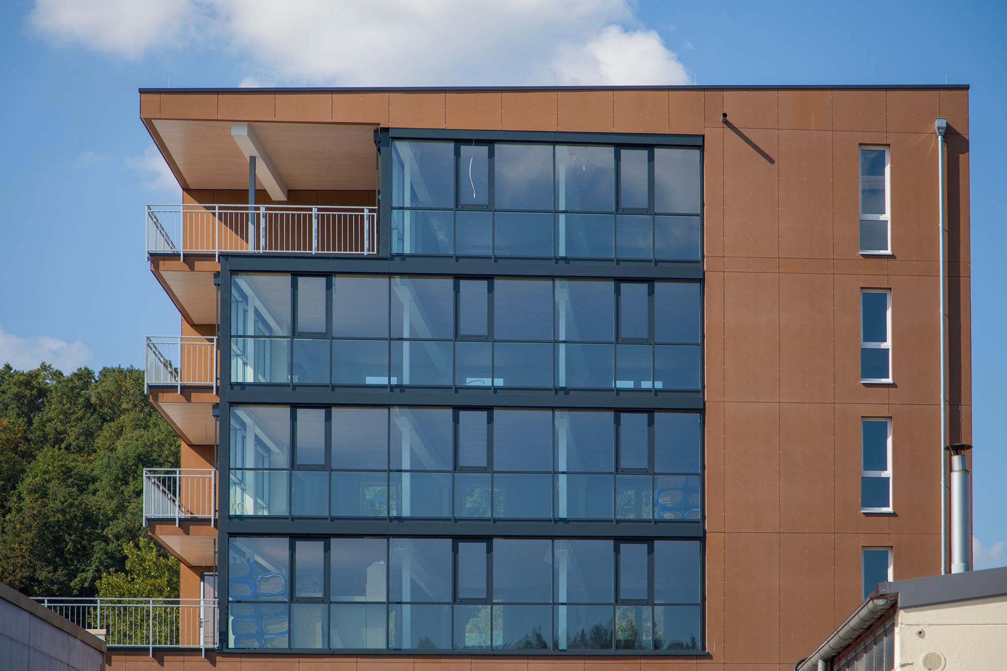 Neubau Gewerbe Holzständerbauweise / BILGER INGENIEURE